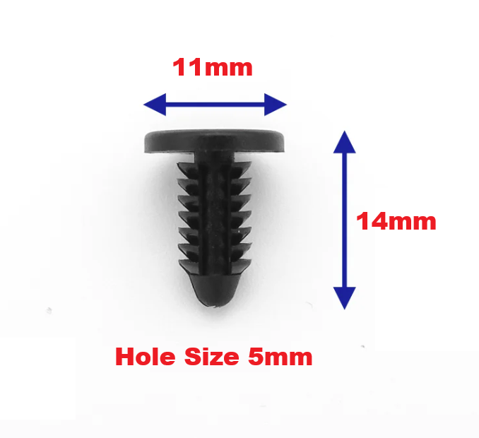 Fir Tree Trim Clip 11mm BMW Mercedes - 51357019030
