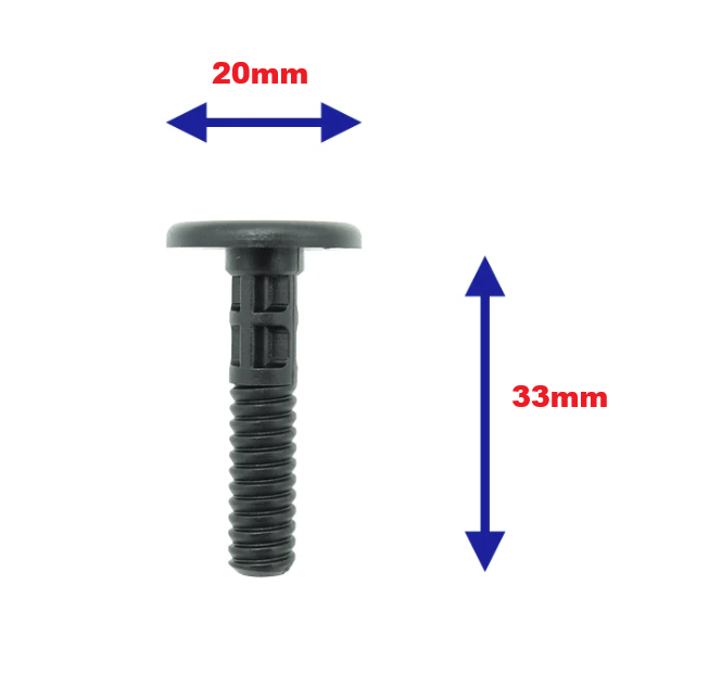 BMW Side Skirt Trim Moulding Pin Clips 07147122913