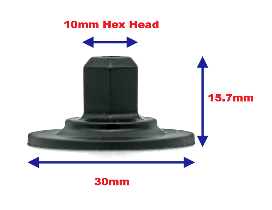 VW Audi Seat Skoda Wheel Arch Splash Guard Nut WHT000713