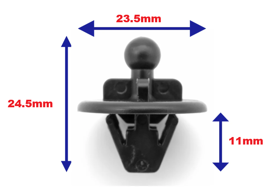 Ford Fiesta Fusion Parcel Shelf String Peg Clip 1208271