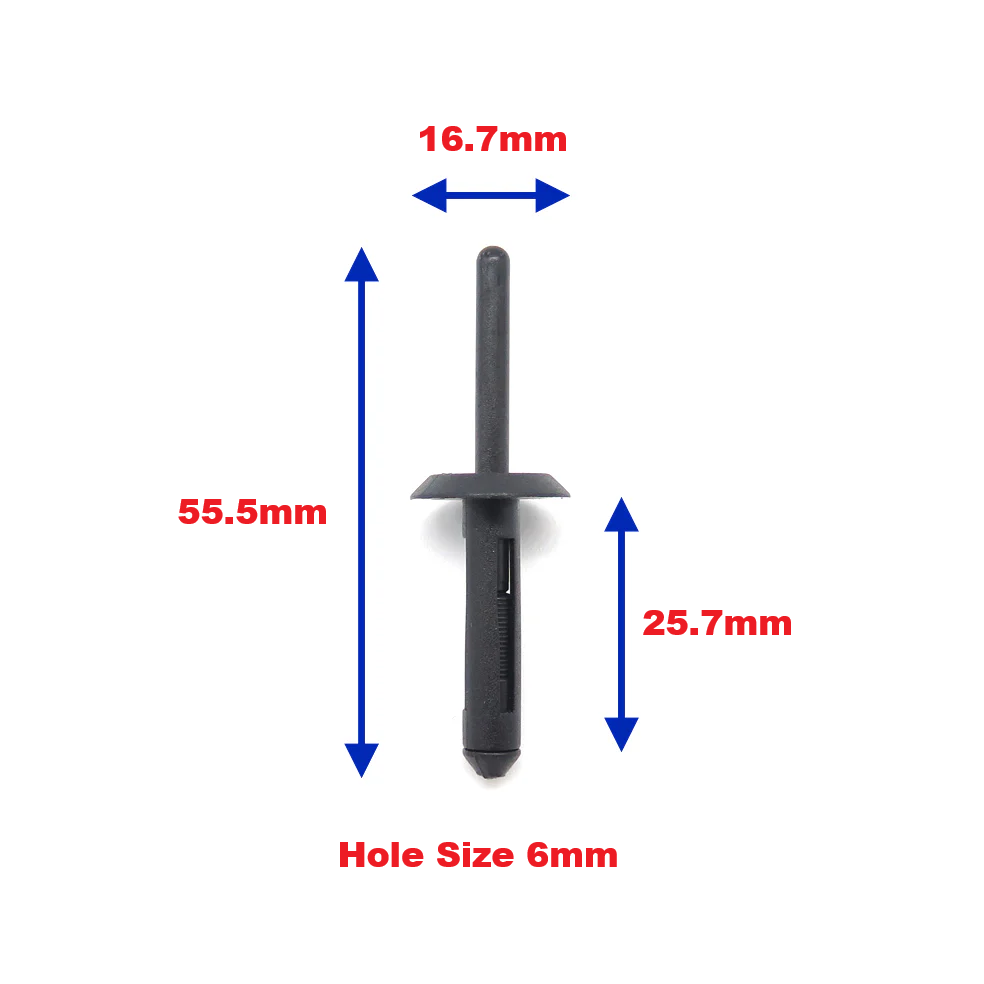 Wheel Arch Blind Rivets BMW X3 X5 X6 - 07142151750