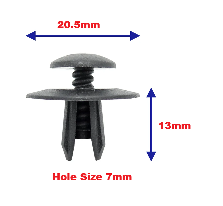 BMW & MINI Body Trim Expanding Screw Rivet - Panel Fastener 51481915964