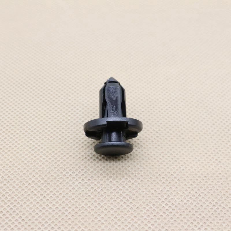 Subaru 909140007 equivalent black trim clip angled view
