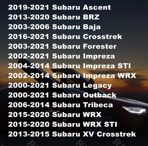 Subaru 909140007 push fit trim clip fitment applications