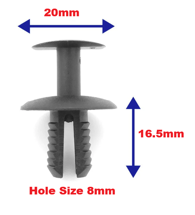 Expanding Push Fit Fir Tree Rivets BMW MINI Mercedes Volvo - 51471911992