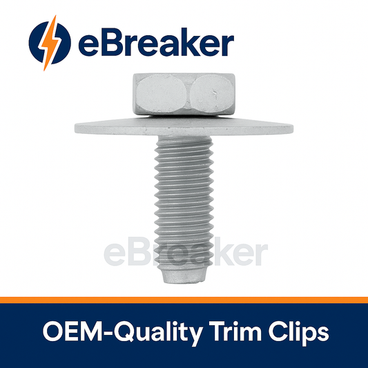 Renault & Universal M6 x 18mm Body Bolt with Captive Washer - Undertray & Trim Fastener